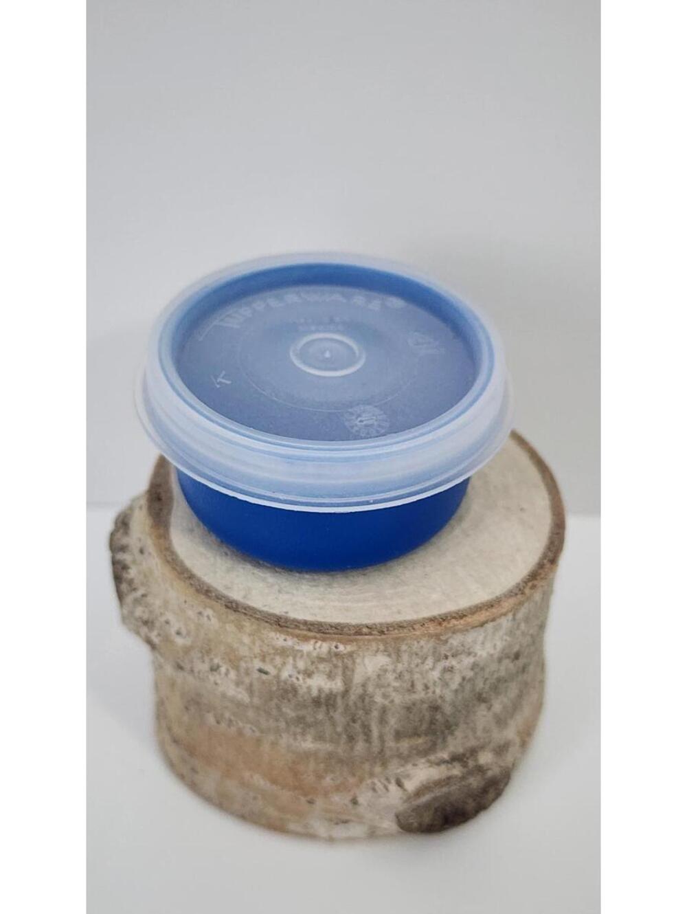 Tupperware  blue Smidget container